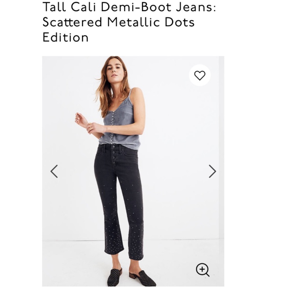 Madewell Black Cali Demi Boot Jeans